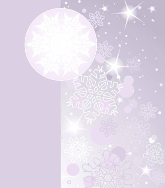 Kış zamanı arkaplan çizimi 