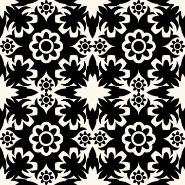 Dekoratif desen, vektör illüstrasyonu basit tasarım