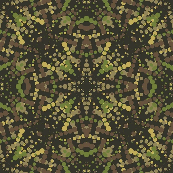 Camouflage Nahtlosen Hintergrund Vektorillustration — Stockvektor