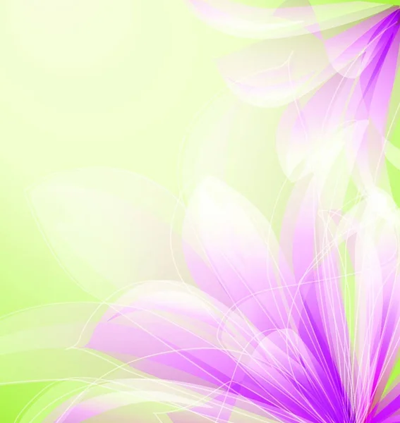 Fleurs Illustration Vectorielle Design Simple — Image vectorielle