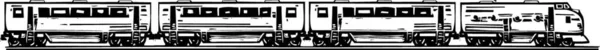Illustration Vectorielle Locomotive Diesel — Image vectorielle
