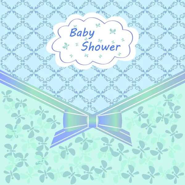 Baby Shower Vector Illustration — Stock Vector