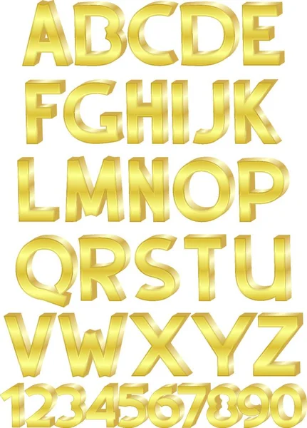 Alphabet Set Illustration Vectorielle — Image vectorielle