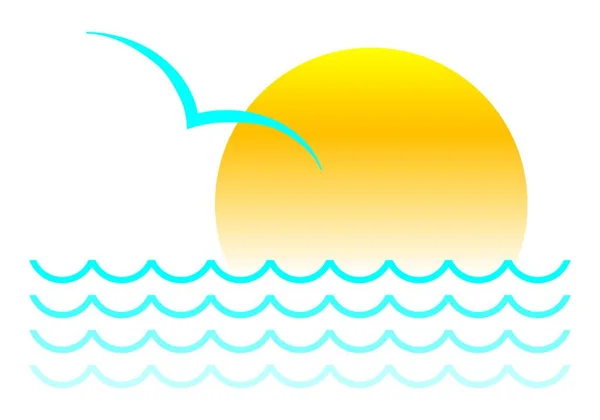 Summer Symbol Vector Illustration — Stock Vector