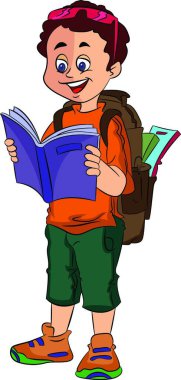 Erkek Gezgin vektör çizimi