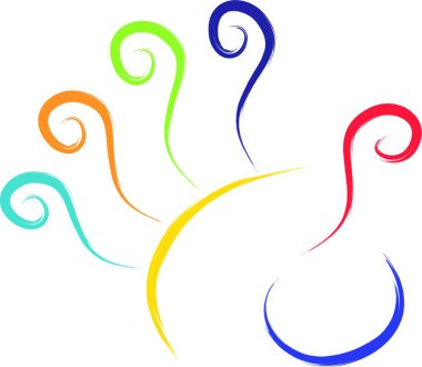 El sembolü, vektör illüstrasyonu basit tasarım