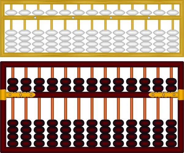 Abacus Web Icon Vektor Illustration — Stockvektor