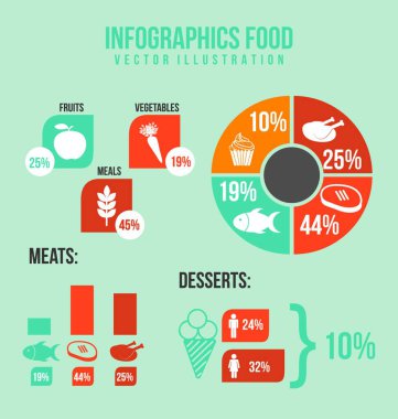 Modern Infographic şablonu, iş konsepti 