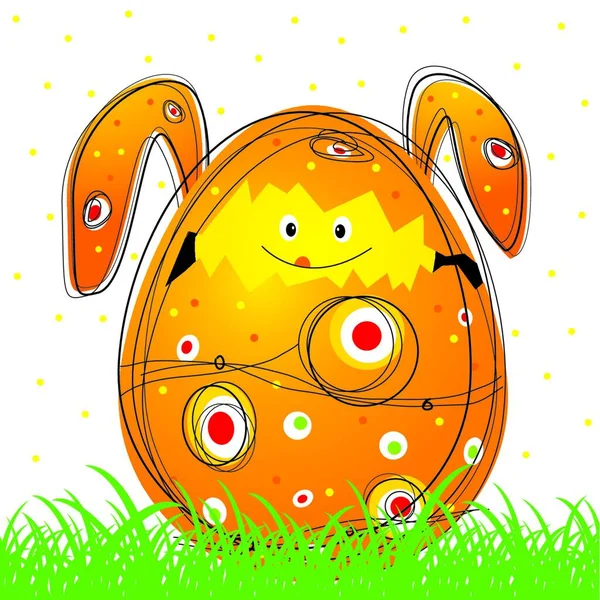 Paskalya Yumurtası Çizimi — Stok Vektör