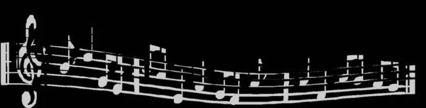 Muzikale Symbolen Vector Illustratie — Stockvector