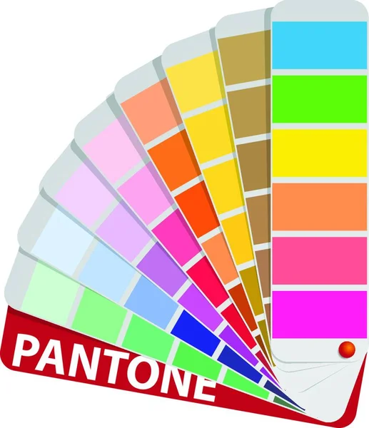 Color Guide Moderne Vektorillustration — Stockvektor