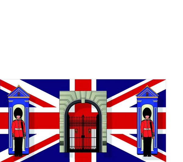 London Icons Vektor Illustration — Stockvektor