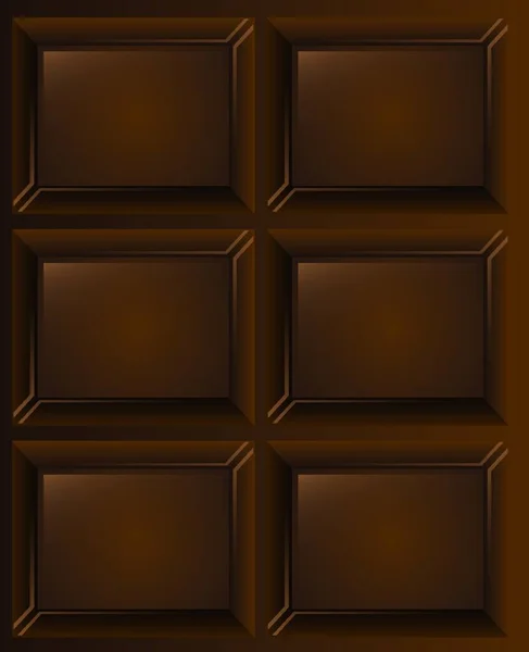 Gourmet Choklad Vektor Illustration — Stock vektor