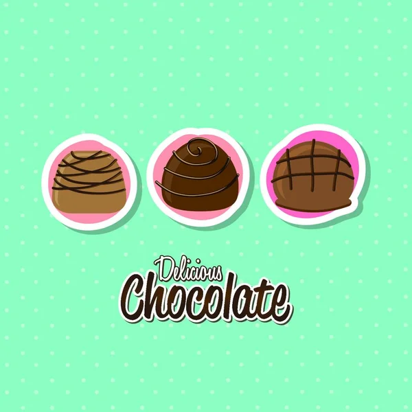 Icono Trufa Chocolate Para Web Ilustración Vectores — Vector de stock