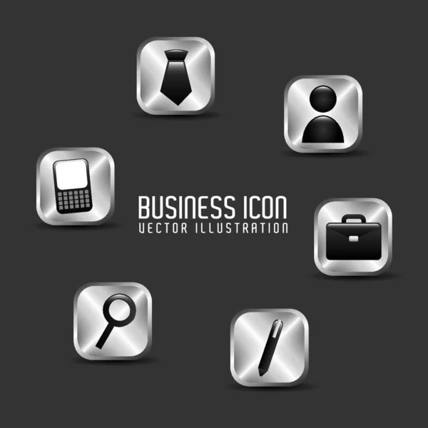 Ikony Biznesu Wektor Ilustracja — Wektor stockowy
