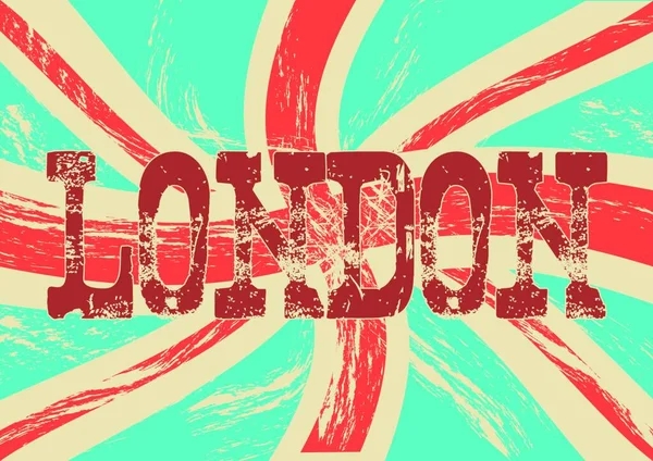 Bandera Ilustración Vectorial Londres — Vector de stock