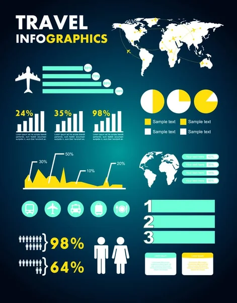 Szablon Infograficzny Koncepcja Biznesowa — Wektor stockowy