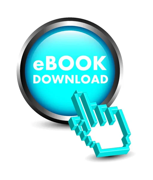 Ebook Icona Vettoriale Illustrazione — Vettoriale Stock
