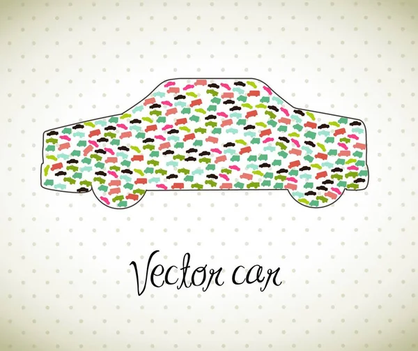 Vector Car Stylish Vector Illustration — Stock Vector