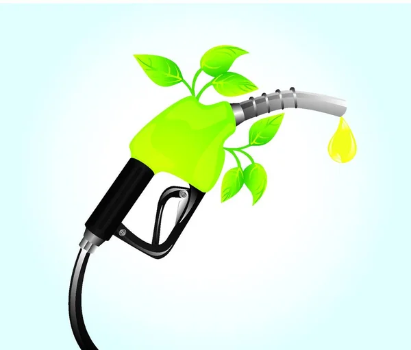 Benzina Combustibile Grafica Vettoriale Illustrazione — Vettoriale Stock