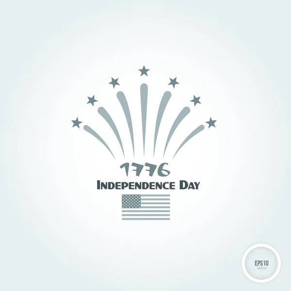 Εικονογράφηση Της Ημέρας Ανεξαρτησίας — Διανυσματικό Αρχείο