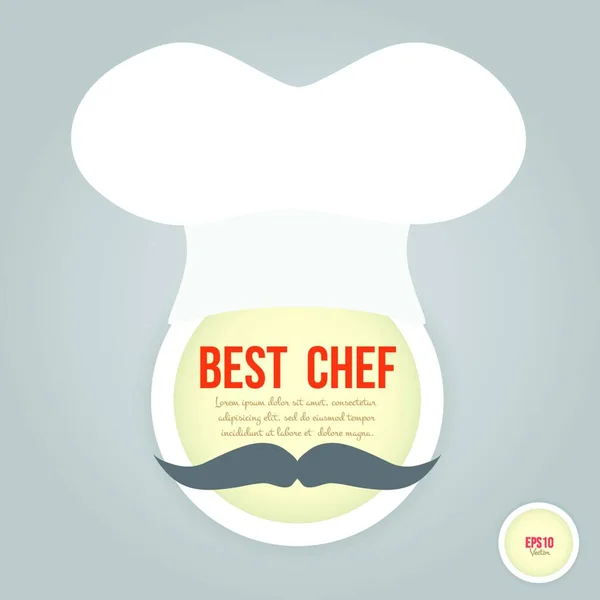 Illustration Meilleur Chef — Image vectorielle