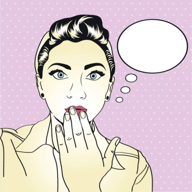 Klasik pop sanatçısı kız vektör çizimi