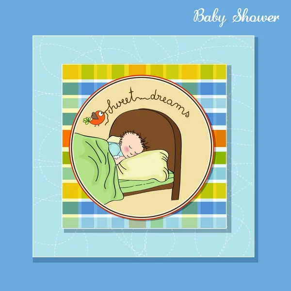 New Baby Boy Arrived — Stock Vector