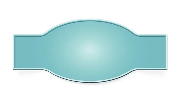 Étiquette Bleue Vierge — Image vectorielle