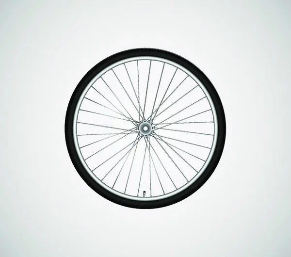 Bisiklet Tekerleği Vektör Çizimi Basit Tasarım — Stok Vektör