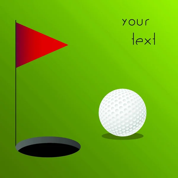 Illustration Vectorielle Golf Vectoriel — Image vectorielle
