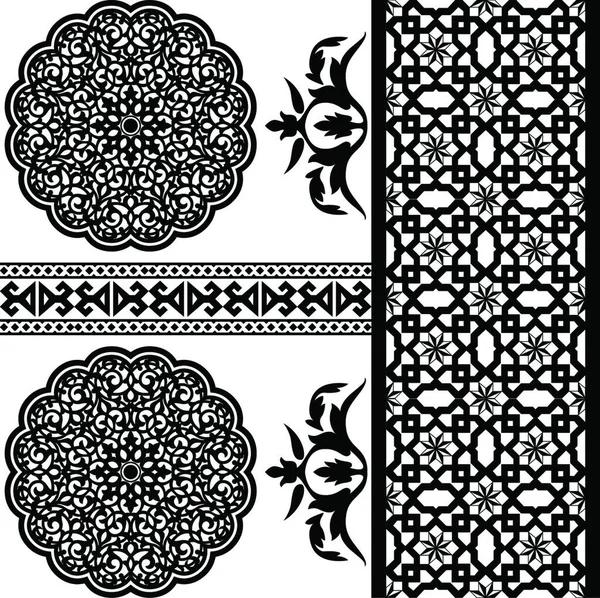Ilustración Vectorial Patrón Islámico — Archivo Imágenes Vectoriales