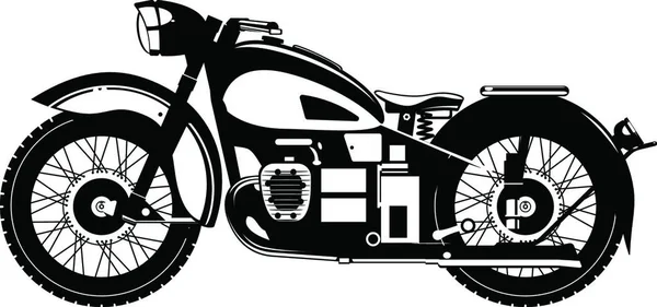 Motocykl Grafický Vektor Ilustrace — Stockový vektor