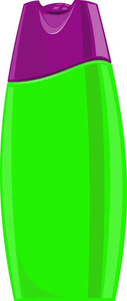 Illustrazione Vettoriale Della Bottiglia Shampoo — Vettoriale Stock