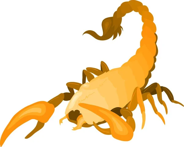 Современная Векторная Иллюстрация Скорпиона — стоковый вектор