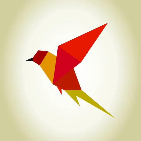 Kuş Soyutlaması Vektör Çizimi — Stok Vektör