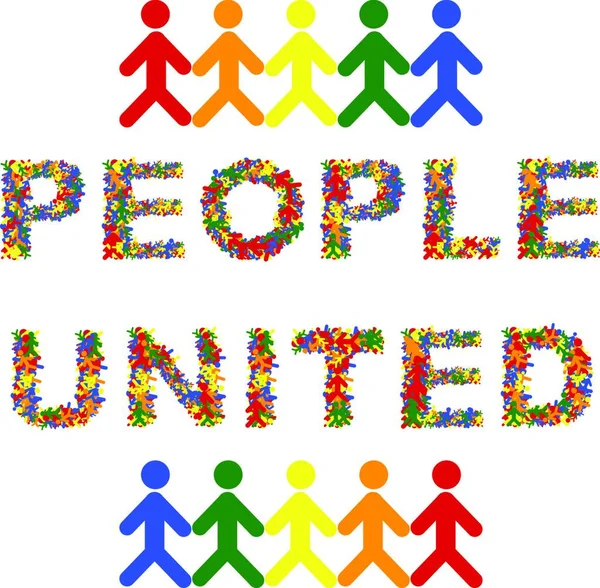 Иллюстрация People United — стоковый вектор