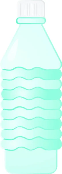 Пляшка Води Веб Іконка Векторна Ілюстрація — стоковий вектор