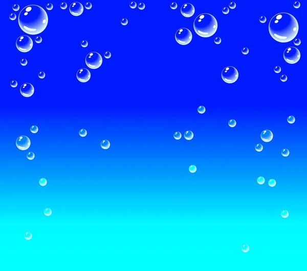 Blasen Wasservektor — Stockvektor