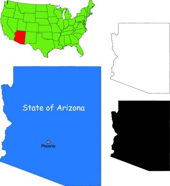 Arizona haritasının çizimi