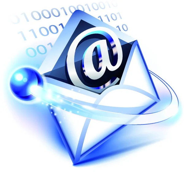 Email Web Icon Illustrazione Digitale — Vettoriale Stock