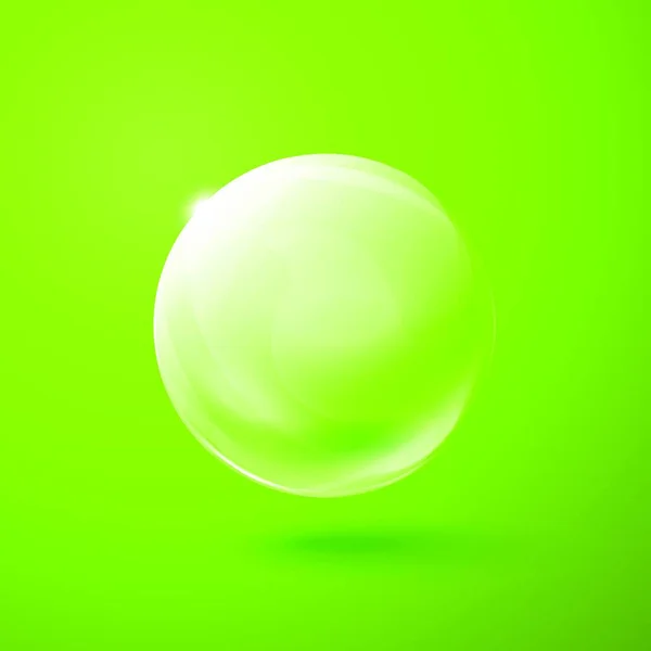 Illustration Transparent Sphere — Stock Vector