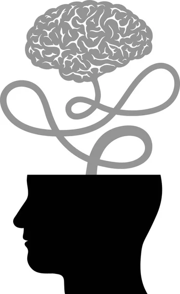 Illustration Intelligence Humaine — Image vectorielle