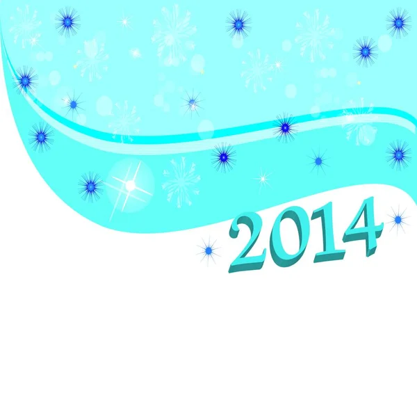 Εικονογράφηση Του Νέου 2014 — Διανυσματικό Αρχείο