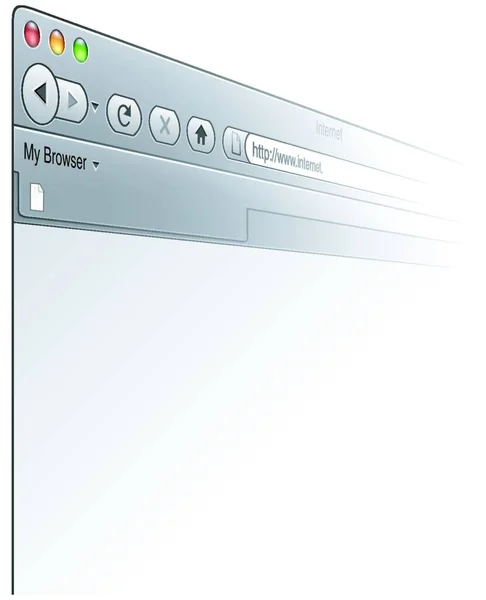 Obrázek Okna Prohlížeče — Stockový vektor