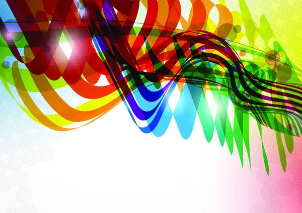 Abstrait Bouclier Coloré Illustration Vectorielle — Image vectorielle