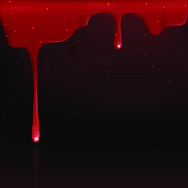 Ilustración Sangre Roja Que Gotea — Archivo Imágenes Vectoriales