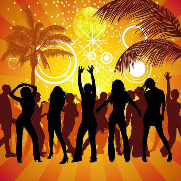 Exotic Party modern vector illustration