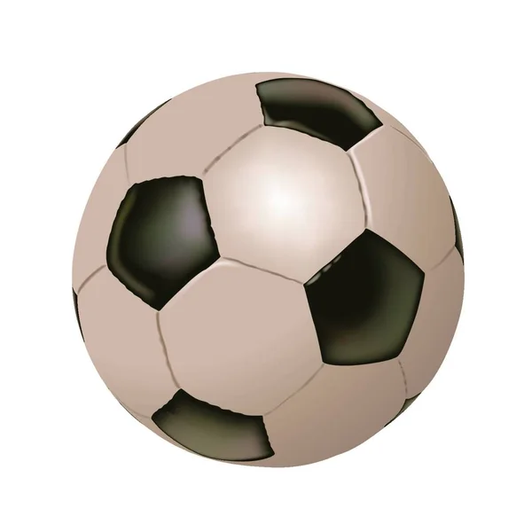 Illustration Vectorielle Ballon Football — Image vectorielle