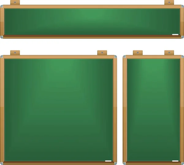 Chalkboard Set Ilustração Vetorial — Vetor de Stock